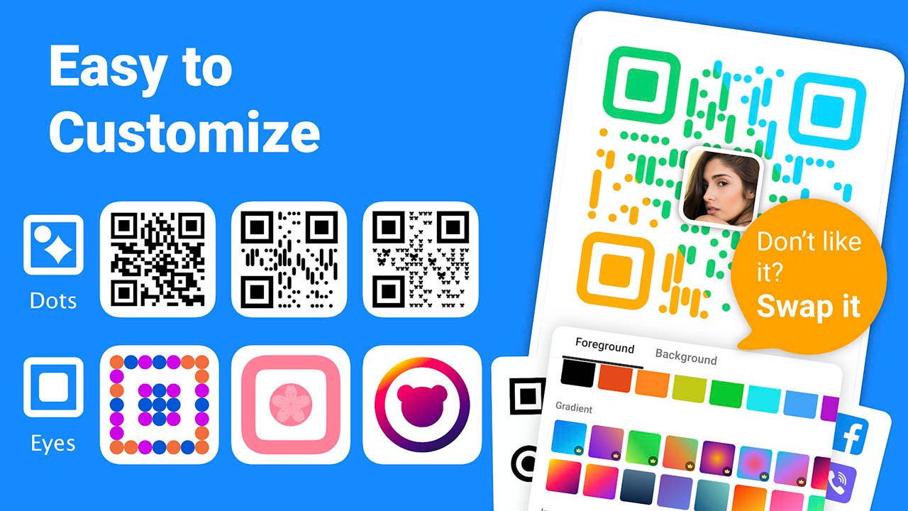 QR Code Generator MOD APK 1.02.38.0619 (Vip Unlocked)