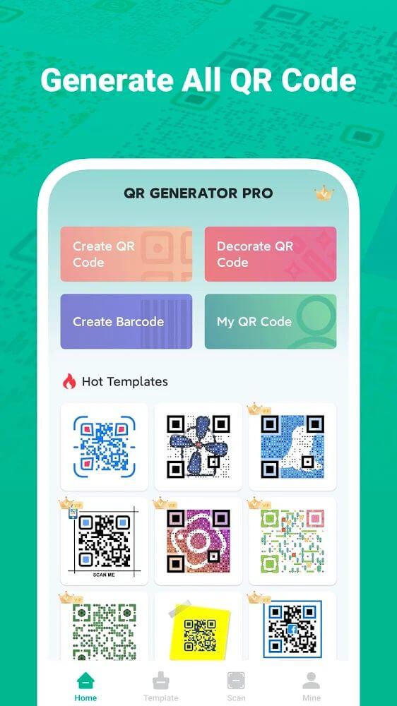 QR Generator Pro v1.01.72.0420 MOD APK (VIP Unlocked)