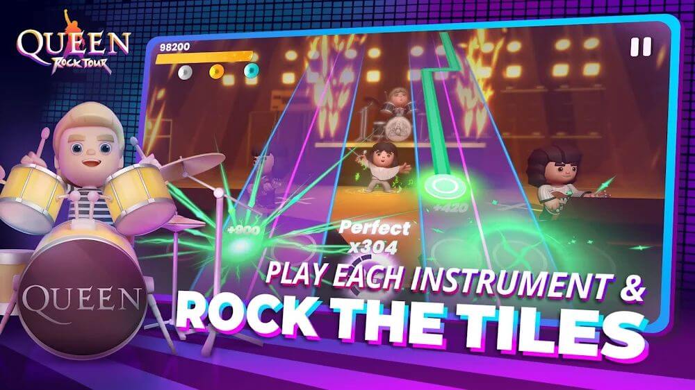 Queen: Rock Tour v1.1.6 MOD APK + OBB (Unlimited Money, Unlocked)