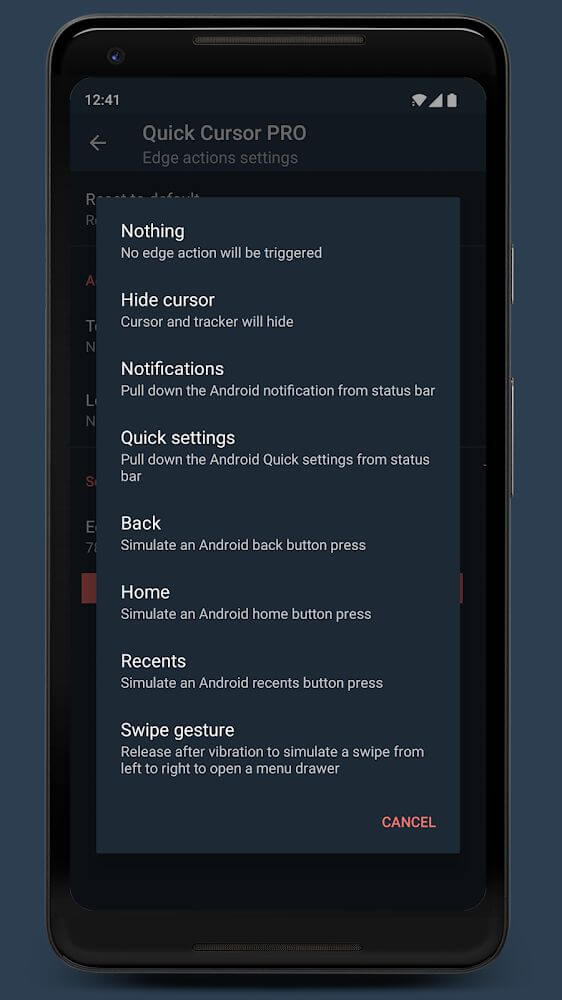 Quick Cursor: One-Handed mode v1.25.7 APK + MOD (Pro Unlocked)