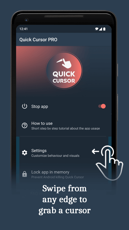 Quick Cursor v1.28.1 MOD APK (Pro Unlocked)