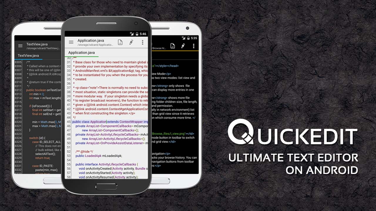 QuickEdit Text Editor MOD APK 1.9.9 (Pro Unlocked)