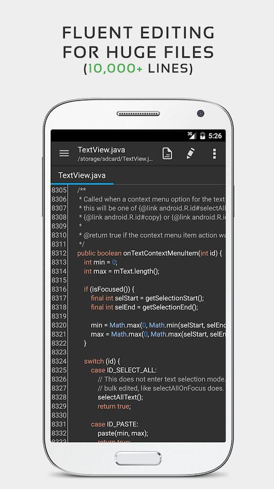 QuickEdit Text Editor Pro v1.11.3 b226 MOD APK (Pro Unlocked)