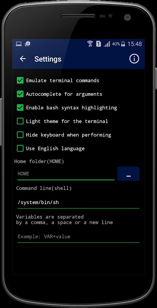 Qute: Terminal Emulator v4.3 MOD APK (Premium Unlocked)