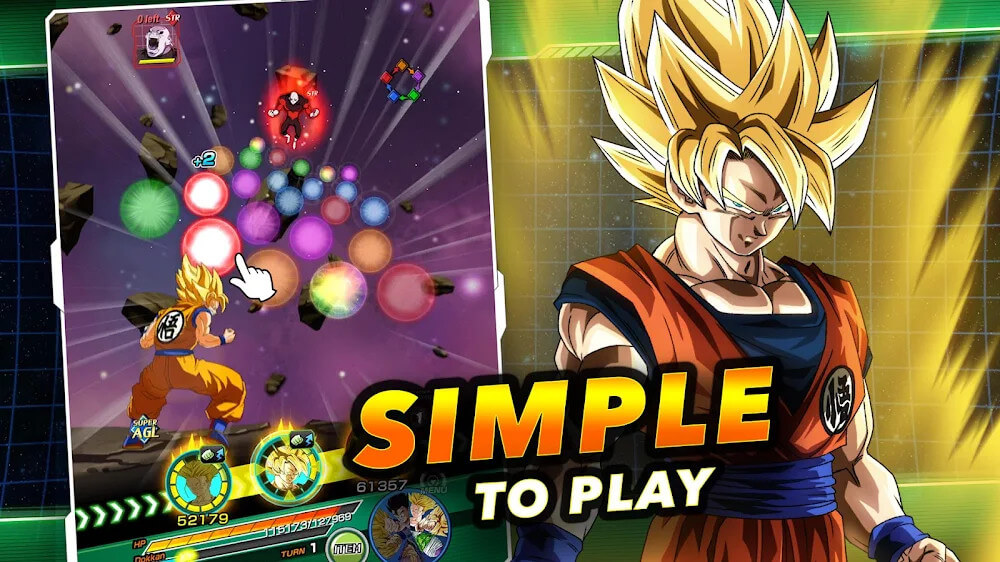 RAGON BALL Z DOKKAN BATTLE v5.21.0 MOD APK (One Hit, God Mode, Freeze HP)