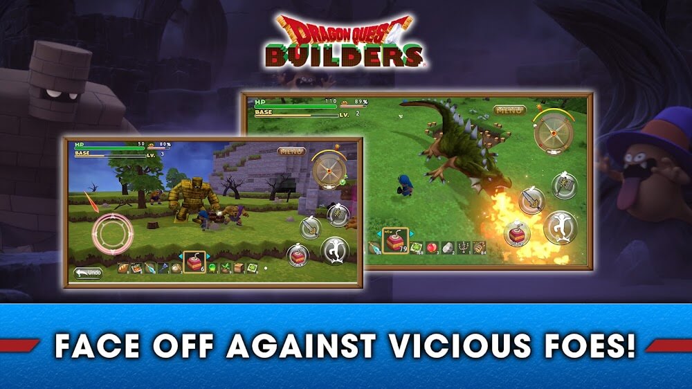 RAGON QUEST BUILDERS v1.1.1 MOD APK (God Mode, Free Craft)