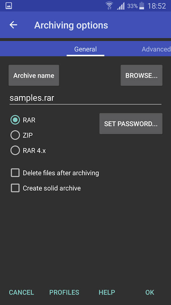 RAR v7.01 build 123 APK + MOD (Premium Unlocked)