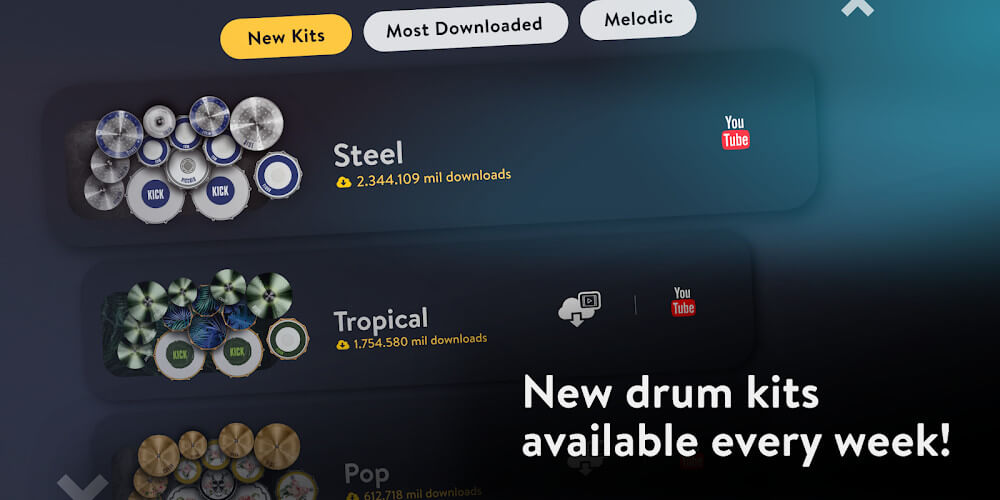 REAL DRUM v11.4.3 MOD APK (Premium Unlocked)