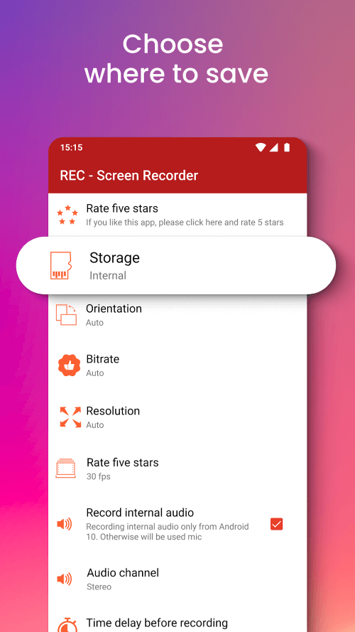 REC - Screen Recorder v4.6.3.1 MOD APK (Premium Unlocked)