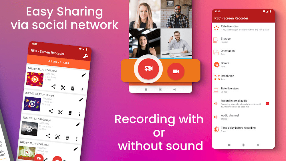 REC - Screen Recorder v4.6.3.1 MOD APK (Premium Unlocked)