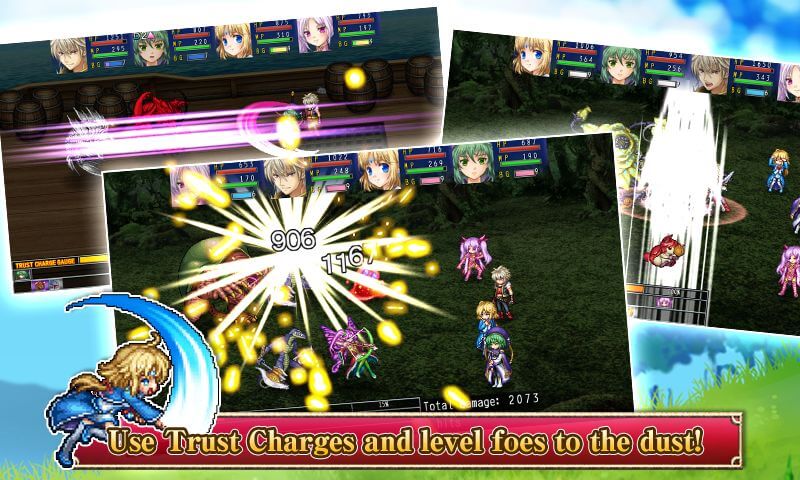 RPG Asdivine Cross v1.1.1g MOD APK (Unlocked Items, One Hit)