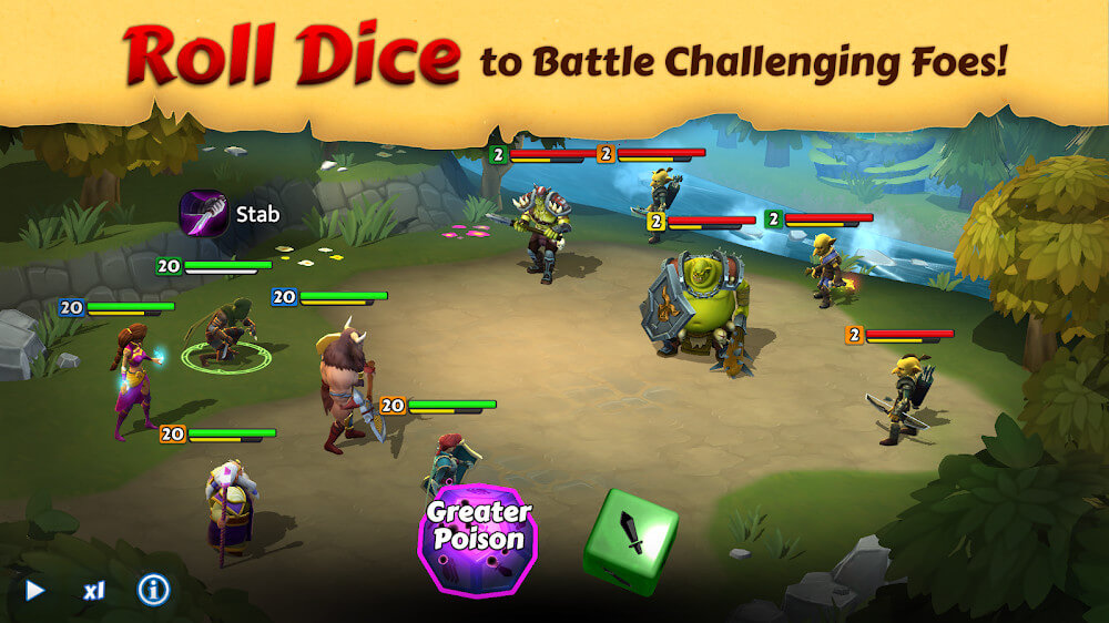 RPG Dice v1.70 MOD APK (Damage, God Mode)