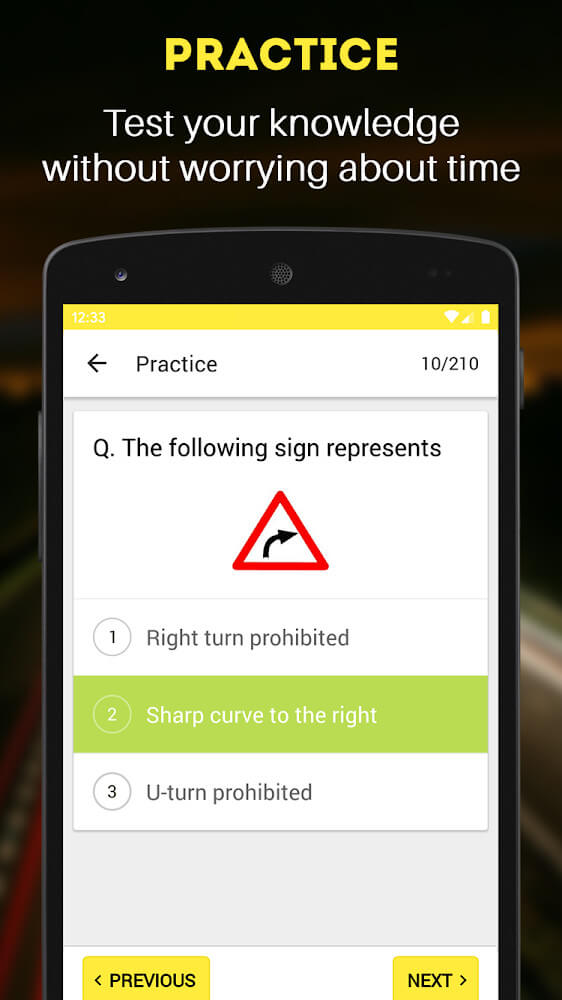 RTO Exam v3.33 b70 MOD APK (Pro Unlocked)