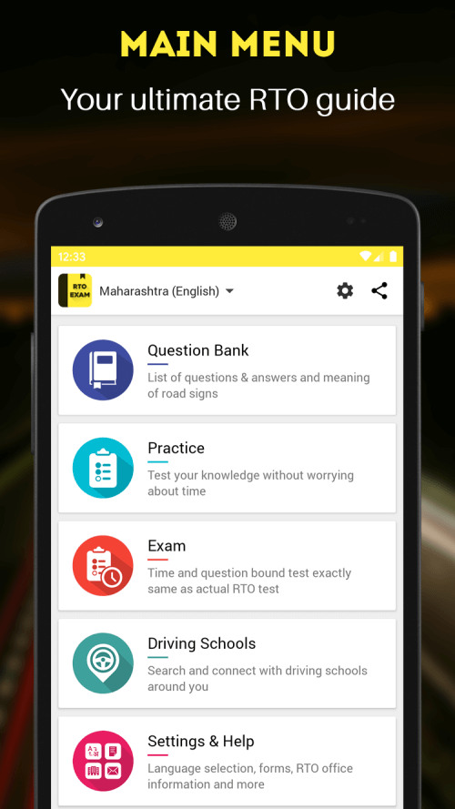 RTO Exam v3.35 MOD APK (Pro Unlocked)