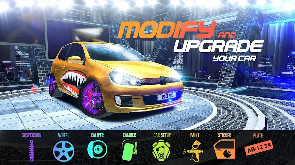 Race Pro v1.9 MOD APK (Unlimited Money/Fuel)