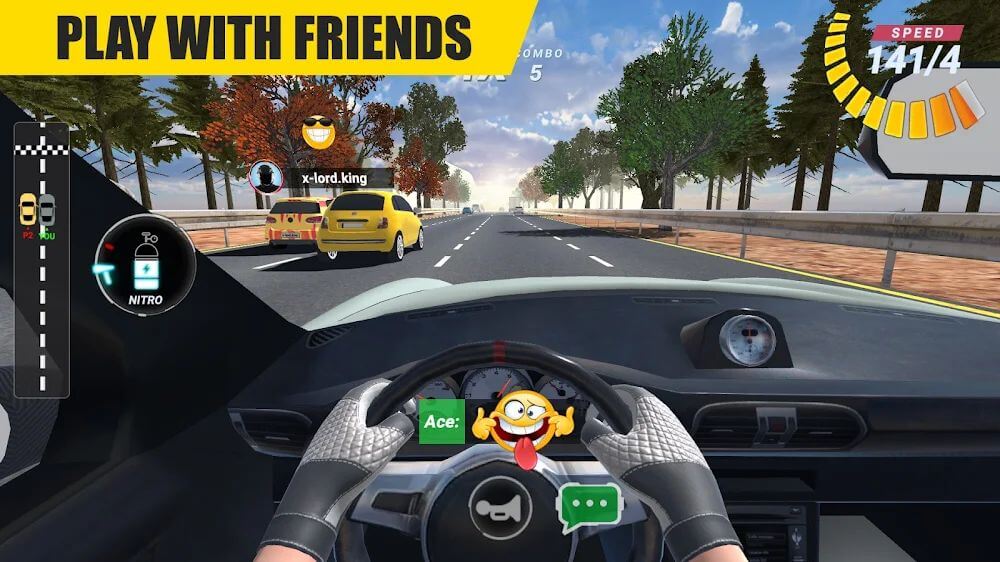 Racing Online v2.12.5 MOD APK (Menu, Crash, Fuel, Free Emojis)