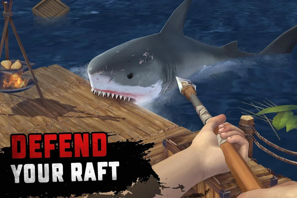 Raft Survival: Ocean Nomad v2.0.0 MOD APK (Free Shopping, Mega Menu)