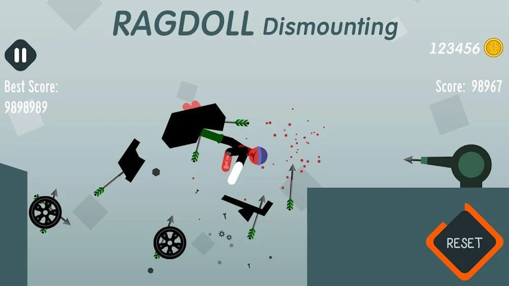 Ragdoll Dismounting v1.92 MOD APK (Unlimited Money, Unlocked)