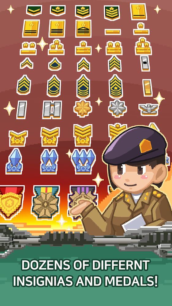 Rank Insignia Super Explosion v1.4.1 MOD APK (High Reward, Free Upgrades)