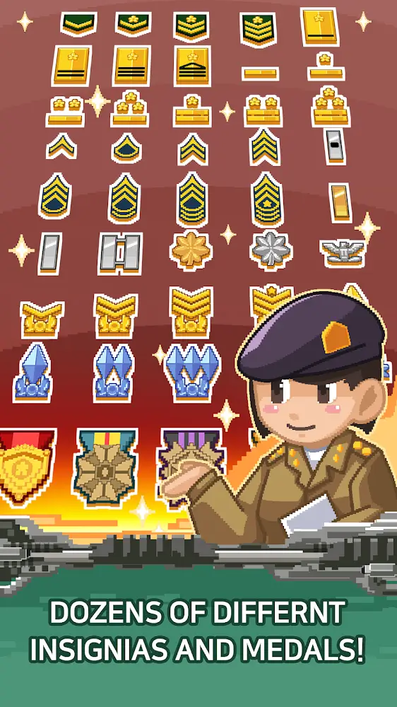 Rank Insignia Super Explosion v1.8.6 MOD APK (High Reward, Free Upgrades)