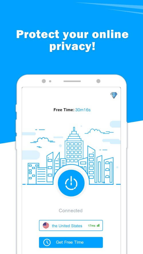 Rapid VPN v1.1.8 MOD APK (Premium Unlocked)