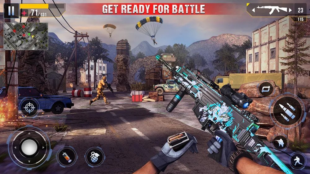 Real Commando Secret Mission v18.9 MOD APK (God Mode)