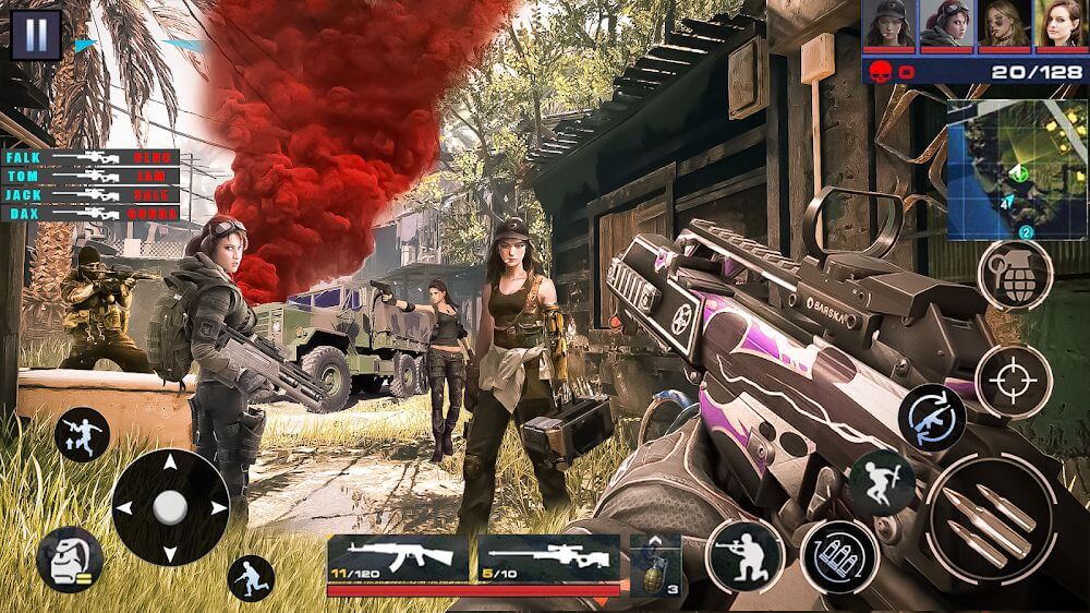 Real Commando Shooting v2.8 MOD APK (God Mode, Dumb Enemy)