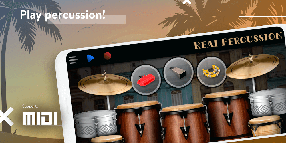 Real Percussion v6.45.8 MOD APK (Premium Unlocked)