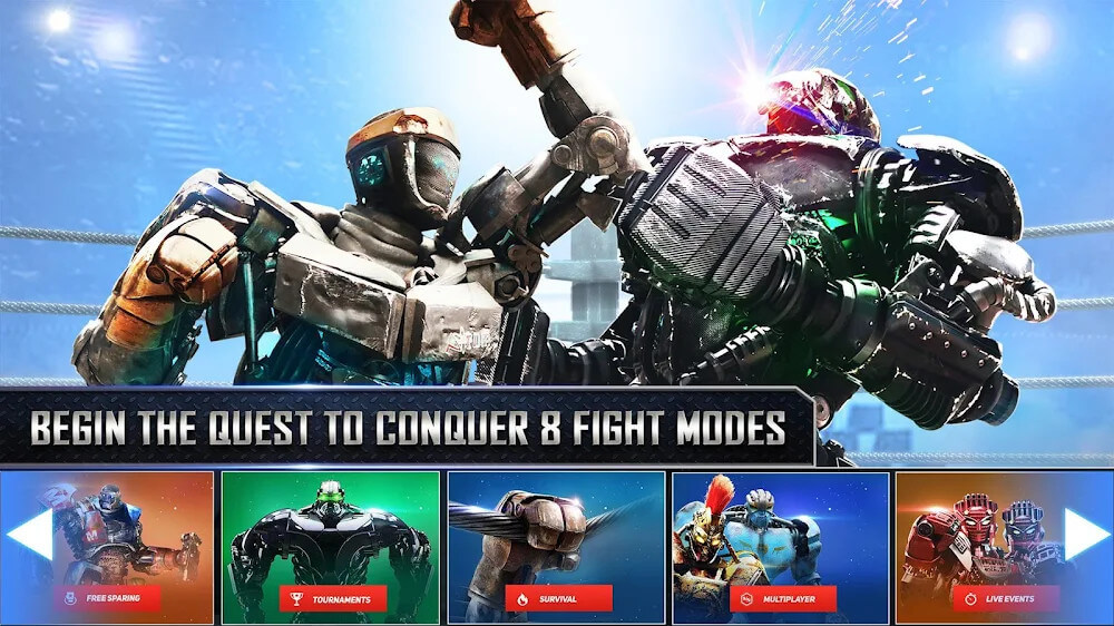 Real Steel HD v1.86.13 MOD APK + OBB (Unlocked All Content)