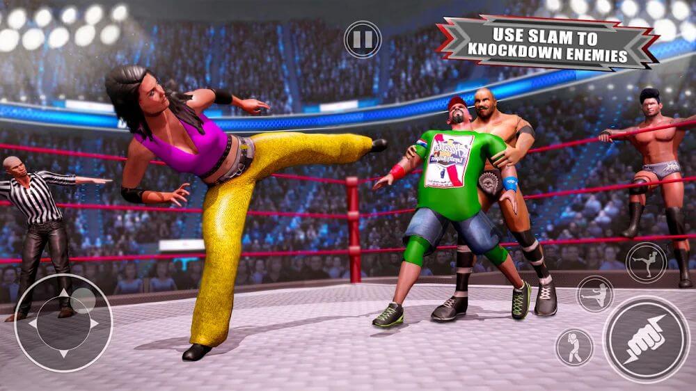 Real Wrestling Game 3D v1.5 MOD APK (Free Purchase)