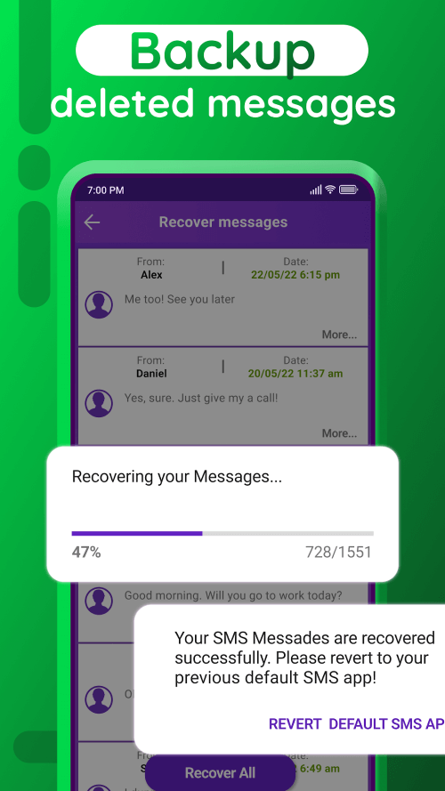 Recover Deleted Messages v22.7.4 MOD APK (Premium Unlocked)