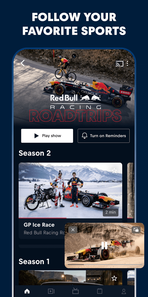 Red Bull TV v4.14.2.4 MOD APK (Optimized, No Ads)