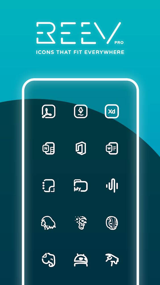 Reev Pro - Icon Pack v4.8.0 APK (Patched)