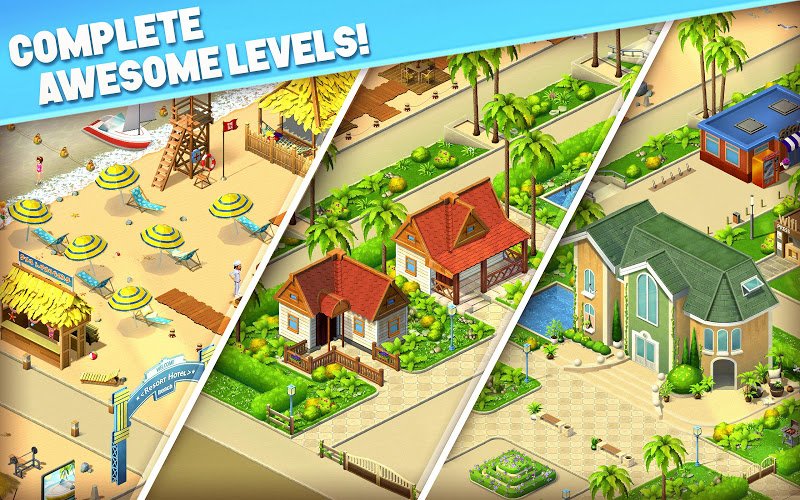 Resort Hotel: Bay Story v2.1.0 (MOD, Many Features) APK Download