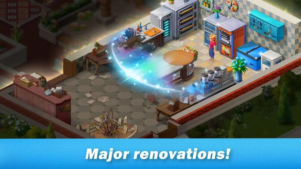 Restaurant Renovation v3.2.26 MOD APK (Unlimited Stars)