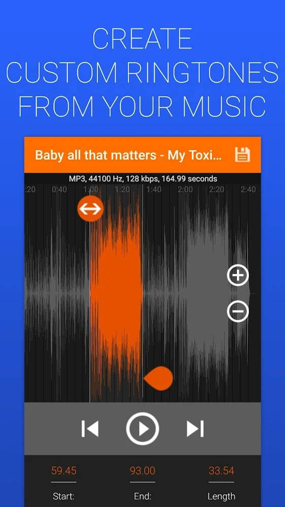 Ringtone Maker and MP3 Editor v1.10.0 APK + MOD (Pro Unlocked)