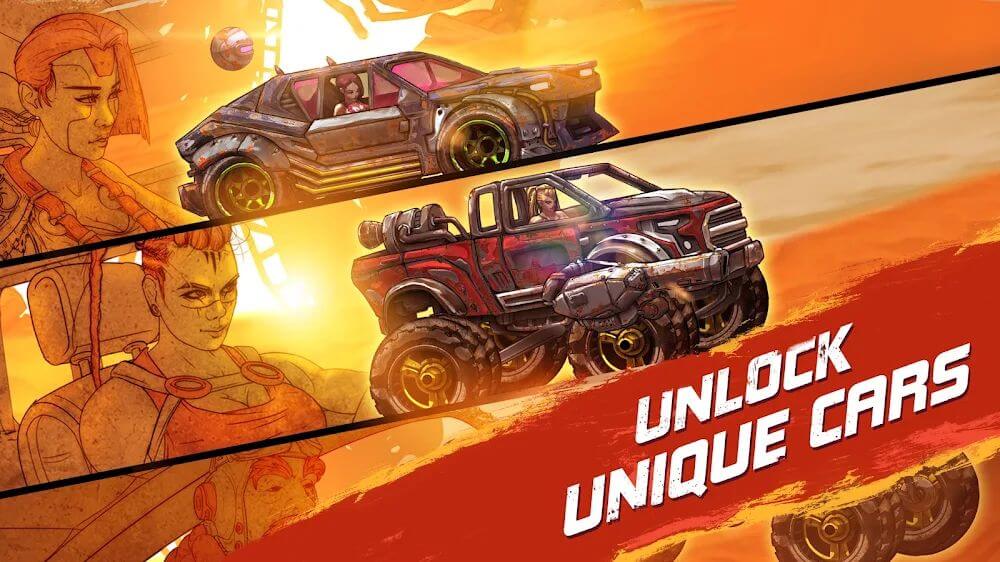 Road Warrior: Nitro Car Battle v1.6.14 MOD APK (Free Rewards)