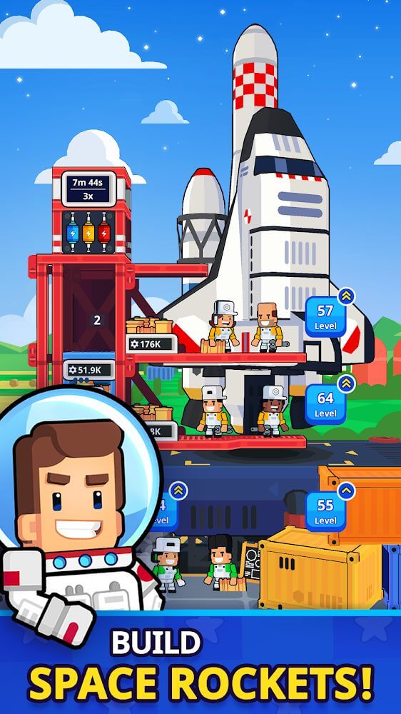 Rocket Star: Idle Tycoon Game v1.53.2 MOD APK (Unlimited Money)