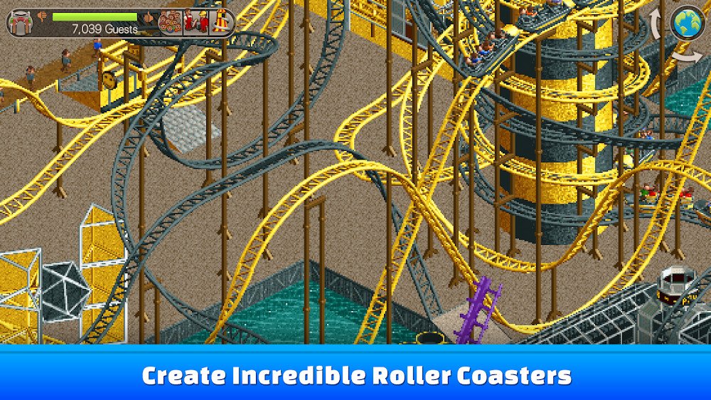 RollerCoaster Tycoon Classic v1.2.1 APK + OBB (MOD, Free Shopping) Download