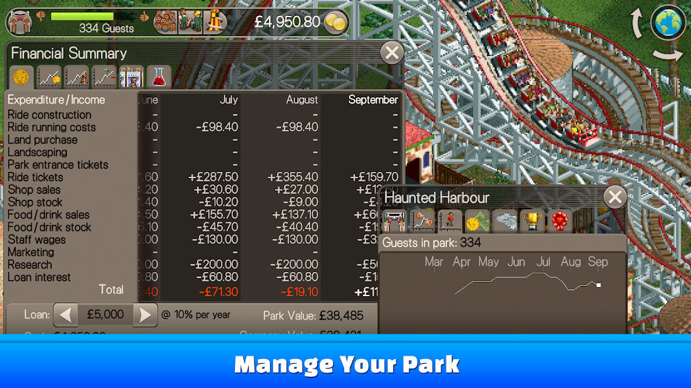 RollerCoaster Tycoon Classic v1.2.25 APK + MOD (Untimited Money)