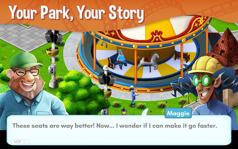 RollerCoaster Tycoon Story v1.5.5682 MOD APK + OBB (Unlimited Coins) Download