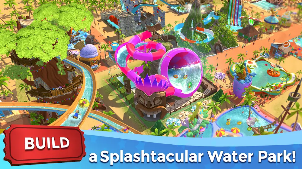 RollerCoaster Tycoon Touch MOD APK v3.39.1 (Unlimited Money)