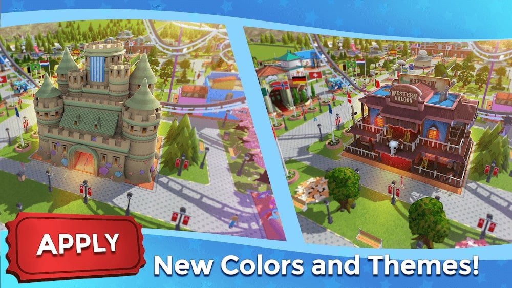 RollerCoaster Tycoon Touch v3.21.8 MOD APK + OBB (Unlimited Currency)