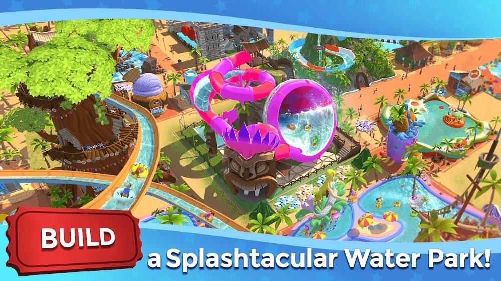 RollerCoaster Tycoon Touch v3.21.8 MOD APK + OBB (Unlimited Currency)