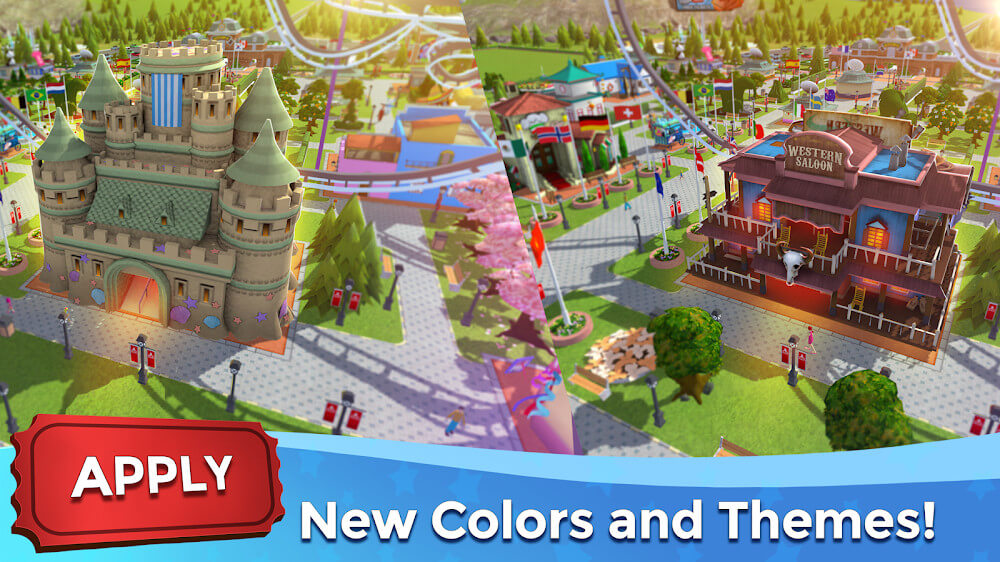 RollerCoaster Tycoon Touch v3.39.1 MOD APK + OBB (Unlimited Money)