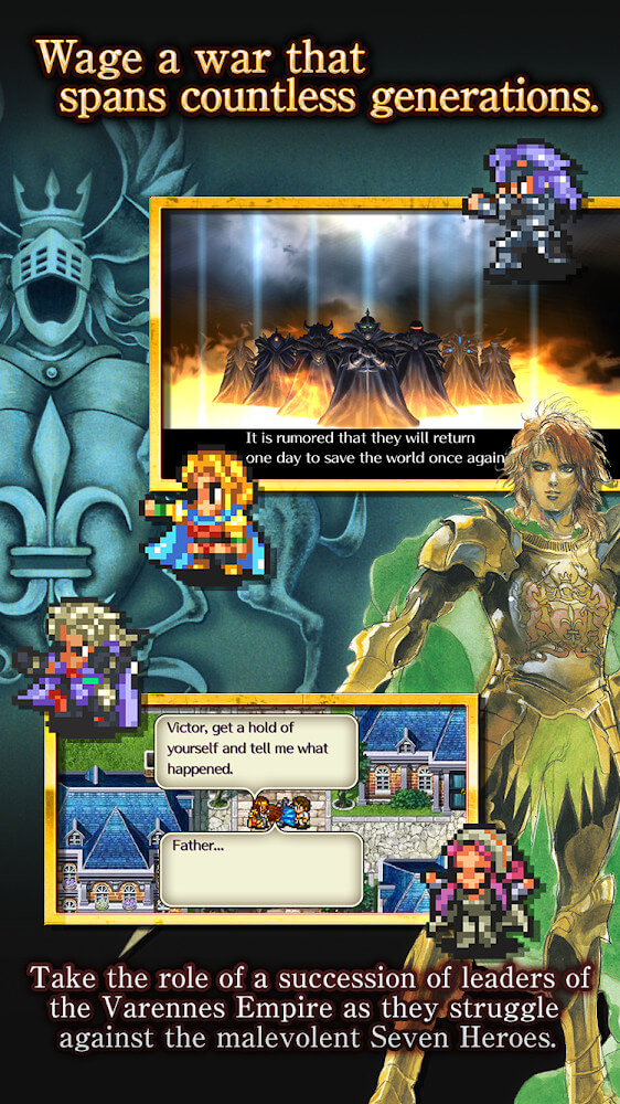 Romancing SaGa 2 v1.3.0 MOD APK + OBB (God Mode, Increased Damage)