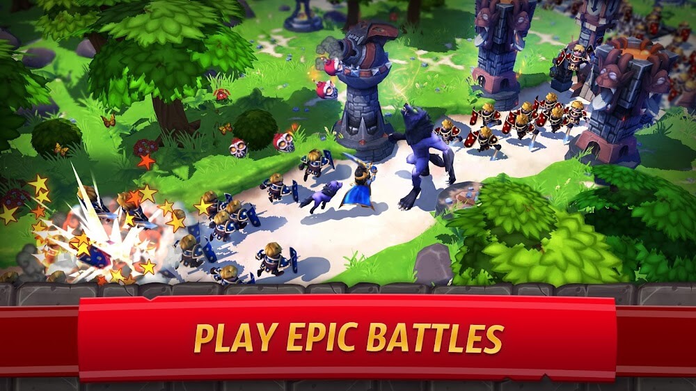 Royal Revolt 2 v10.4.0 MOD APK (God Mode, Dumb Enemies)