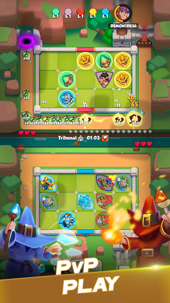 Rush Royale v22.0.70745 MOD APK (Free Rewards)