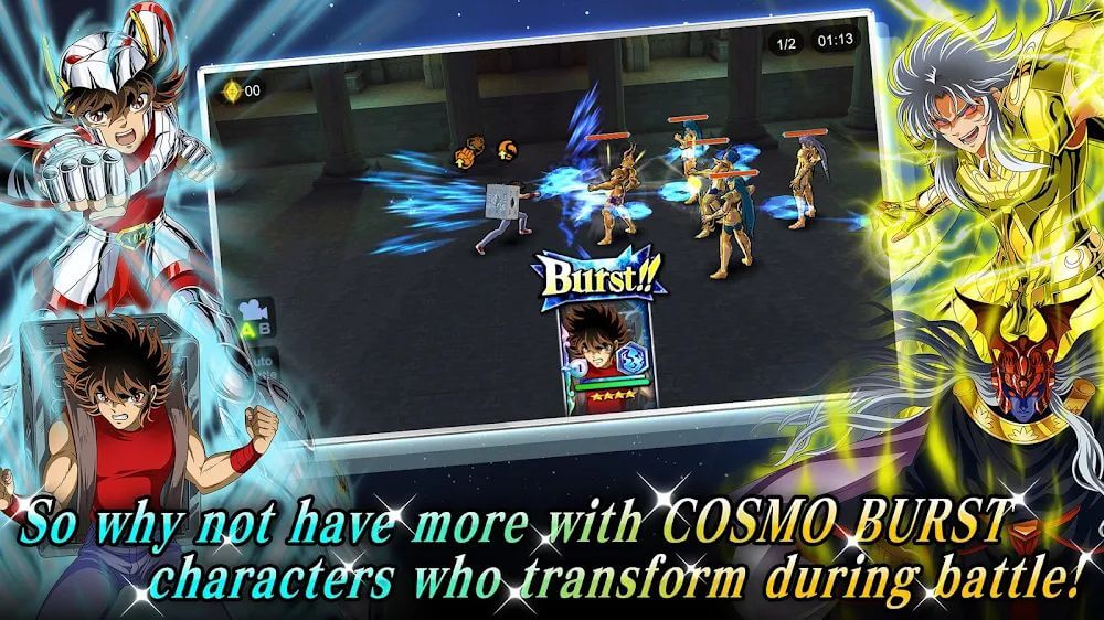 SAINT SEIYA COSMO FANTASY v2.27 MOD APK (Mega Menu, PvP)