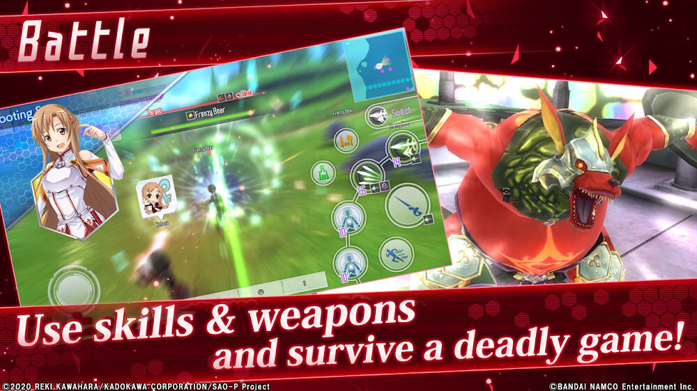 SAO Integral Factor v2.3.2 MOD APK (Mega Menu)